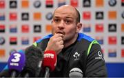 2 February 2018; Captain Rory Best during an Ireland rugby press conference at the Stade de France in Paris, France. Photo by Brendan Moran/Sportsfile