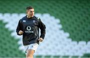 9 February 2018; Jordan Larmour during the Ireland Rugby Captain's Run at the Aviva Stadium in Dublin. Photo by David Fitzgerald/Sportsfile