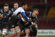 10 February 2018; Simon Zebo of Munster is tackled by Renato Giammarioli of Zebre during the Guinness PRO14 Round 14 match between Munster and Zebre at Thomond Park in Limerick. Photo by Diarmuid Greene/Sportsfile