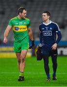 10 February 2018; Michael Murphy of Donegal and Stephen Cluxton of Dublin after the Allianz Football League Division 1 Round 3 match between Dublin and Donegal at Croke Park in Dublin. Photo by Piaras Ó Mídheach/Sportsfile
