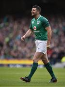 10 February 2018; Rob Kearney of Ireland during the Six Nations Rugby Championship match between Ireland and Italy at the Aviva Stadium in Dublin. Photo by Seb Daly/Sportsfile
