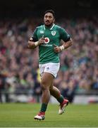10 February 2018; Bundee Aki of Ireland during the Six Nations Rugby Championship match between Ireland and Italy at the Aviva Stadium in Dublin. Photo by Seb Daly/Sportsfile