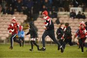 10 February 2018; Cuala supporters celebrate after the AIB GAA Hurling All-Ireland Senior Club Championship Semi-Final match between Liam Mellows and Cuala at Semple Stadium in Thurles, Tipperary.  Photo by Matt Browne/Sportsfile