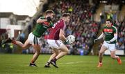 11 February 2018; Paul Conroy of Galway in action against Aidan O'Shea of Mayo during the Allianz Football League Division 1 Round 3 match between Galway and Mayo at Pearse Stadium in Galway. Photo by Diarmuid Greene/Sportsfile