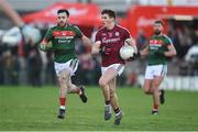 11 February 2018; Shane Walsh of Galway in action against Kevin McLoughlin of Mayo during the Allianz Football League Division 1 Round 3 match between Galway and Mayo at Pearse Stadium in Galway. Photo by Diarmuid Greene/Sportsfile