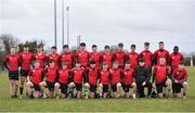 14 February 2018; The North East squad prior to the Shane Horgan Cup 4th Round match between South East and North East at Ashbourne RFC in Ashbourne, Co Meath. Photo by David Fitzgerald/Sportsfile