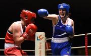 17 February 2018; Ciara Sheedy, right, Ardnaree, Co. Mayo, in action against Grainne Walsh, Sparticus, Tullamore, Co. Offaly during their bout at the 2018 IABA Elite Boxing Championships Semi-Finals at the National Stadium in Dublin. Photo by Barry Cregg/Sportsfile