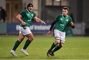 9 February 2018; Tom O'Toole, left, and Ronan Foley of Ireland during the U20 Six Nations Rugby Championship match between Ireland and Italy at Donnybrook Stadium, in Dublin. Photo by Piaras Ó Mídheach/Sportsfile