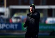 25 February 2018; Ireland head coach Adam Griggs prior to the Women's Six Nations Rugby Championship match between Ireland and Wales at Donnybrook Stadium in Dublin. Photo by David Fitzgerald/Sportsfile