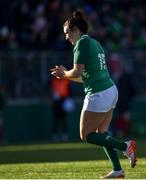 25 February 2018; Kim Flood of Ireland celebrates her side's first try scored by Leah Lyons during the Women's Six Nations Rugby Championship match between Ireland and Wales at Donnybrook Stadium in Dublin. Photo by David Fitzgerald/Sportsfile