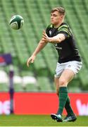 9 March 2018; Garry Ringrose during the Ireland rugby squad captain's run at the Aviva Stadium in Dublin. Photo by Brendan Moran/Sportsfile