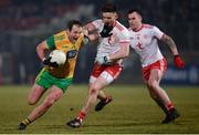10 March 2018; Michael Murphy of Donegal in action against Pádraig Hampsey of Tyrone during the Allianz Football League Division 1 Round 5 match between Tyrone and Donegal at Healy Park in Omagh, Co Tyrone. Photo by Oliver McVeigh/Sportsfile