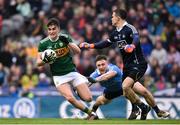 11 March 2018; Séan O’Shea of Kerry in action against Stephen Cluxton, right, and John Small of Dublin during the Allianz Football League Division 1 Round 5 match between Dublin and Kerry at Croke Park in Dublin. Photo by David Fitzgerald/Sportsfile