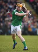 11 March 2018: Seamus Flanagan of Limerick during the Allianz Hurling League Division 1B Round 5 match between Galway and Limerick at Pearse Stadium in Galway. Photo by Diarmuid Greene/Sportsfile