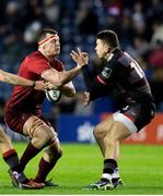 16 March 2018; Robin Copeland of Munster in action against Jaco van der Walt of Edinburgh during the Guinness PRO14 Round 17 match between Edinburgh and Munster at the BT Murrayfield Stadium in Edinburgh, Scotland. Photo by Kenny Smith/Sportsfile