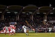 16 March 2018; Sean Kavanagh of Shamrock Rovers taking a free kick for his side during the SSE Airtricity League Premier Division match between Shamrock Rovers and St Patrick's Athletic at Tallaght Stadium in Tallaght, Dublin. Photo by Eóin Noonan/Sportsfile