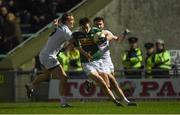 17 March 2018; Jack Barry of Kerry in action against Tommy Moolick and Fergal Conway of Kildare during the Allianz Football League Division 1 Round 6 match between Kerry and Kildare at Austin Stack Park in Tralee, Co Kerry. Photo by Diarmuid Greene/Sportsfile