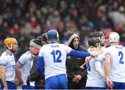 18 March 2018; Waterford selector Dan Shanahan encourages his players ahead of the Allianz Hurling League Division 1 Relegation Play-Off match between Waterford and Cork at Páirc Uí Rinn in Cork. Photo by Eóin Noonan/Sportsfile