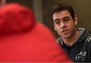 19 March 2018; Munster head coach Johann van Graan during a Munster Rugby Press Conference at the University of Limerick in Limerick.  Photo by Diarmuid Greene/Sportsfile