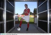 11 August 2003; Dessie Baker, Shelbourne, pictured at Tolka Park before the Shelbourne team departed for their UEFA Cup 1st leg game. Tolka Park, Dublin. Picture credit; David Maher / SPORTSFILE *EDI*