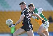 19 March 2018; Cian Breheny of Sligo in action against Paul McConway of Offaly during the Allianz Football League Division 3 Round 6 match between Offaly and Sligo at Bord Na Mona O'Connor Park in Tullamore, Offaly. Photo by Matt Browne/Sportsfile