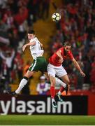 23 March 2018; Declan Rice of Republic of Ireland in action against Yusuf Yazici of Turkey during the International Friendly match between Turkey and Republic of Ireland at Antalya Stadium in Antalya, Turkey. Photo by Stephen McCarthy/Sportsfile