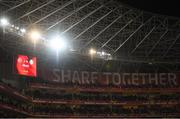 23 March 2018; A general view of the scoreboard reflecting the games result following the International Friendly match between Turkey and Republic of Ireland at Antalya Stadium in Antalya, Turkey. Photo by Stephen McCarthy/Sportsfile