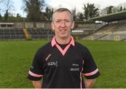 25 March 2018; Referee Brendan Rice from Down prior to the Lidl Ladies Football National League Division 1 Round 6 match between Monaghan and Westmeath at St Tiernach's Park in Clones, Monaghan. Photo by Philip Fitzpatrick/Sportsfile