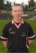 25 March 2018; Referee Brendan Rice from Down prior to the Lidl Ladies Football National League Division 1 Round 6 match between Monaghan and Westmeath at St Tiernach's Park in Clones, Monaghan. Photo by Philip Fitzpatrick/Sportsfile