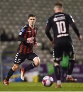 26 March 2018; Dylan Watts, left, and Keith Ward of Bohemians during the EA SPORTS Cup First Round match between Bohemians and Cabinteely at Dalymount Park in Dublin.  Photo by David Fitzgerald/Sportsfile