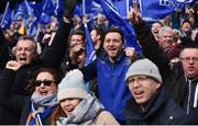 1 April 2018; Leinster supporters during the European Rugby Champions Cup quarter-final match between Leinster and Saracens at the Aviva Stadium in Dublin. Photo by Sam Barnes/Sportsfile