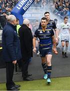 1 April 2018; Rob Kearney of Leinster ahead of the European Rugby Champions Cup quarter-final match between Leinster and Saracens at the Aviva Stadium in Dublin. Photo by Ramsey Cardy/Sportsfile