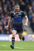 1 April 2018; Fergus McFadden of Leinster during the European Rugby Champions Cup quarter-final match between Leinster and Saracens at the Aviva Stadium in Dublin. Photo by Ramsey Cardy/Sportsfile