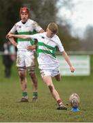 4 April 2018; Jamie Cooper of South East during the Shane Horgan Cup 5th Round match between South East and Midlands at Tullow RFC in Tullow, Co Carlow. Photo by Matt Browne/Sportsfile