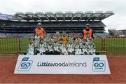 4 April 2018; The St Peter's, Co Dublin, team during Day 2 of the The Go Games Provincial days in partnership with Littlewoods Ireland at Croke Park in Dublin. Photo by Piaras Ó Mídheach/Sportsfile