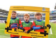 4 April 2018; Players from Shamrocks Gaa Club, Offaly, during Day 2 of the The Go Games Provincial days in partnership with Littlewoods Ireland at Croke Park in Dublin. Photo by Eóin Noonan/Sportsfile