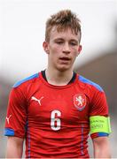 5 April 2018; David Jambor of Czech Republic during the U15 International Friendly match between Republic of Ireland and Czech Republic at St Kevin's Boys FC, in Whitehall, Dublin. Photo by Stephen McCarthy/Sportsfile