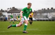 5 April 2018; Sami Clarke of Republic of Ireland during the U15 International Friendly match between Republic of Ireland and Czech Republic at St Kevin's Boys FC, in Whitehall, Dublin. Photo by Stephen McCarthy/Sportsfile