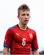 5 April 2018; David Jambor of Czech Republic during the U15 International Friendly match between Republic of Ireland and Czech Republic at St Kevin's Boys FC, in Whitehall, Dublin. Photo by Stephen McCarthy/Sportsfile