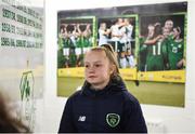 6 April 2018; Isibeal Atkinson of Republic of Ireland prior to the 2019 FIFA Women's World Cup Qualifier match between Republic of Ireland and Slovakia at Tallaght Stadium in Tallaght, Dublin. Photo by Stephen McCarthy/Sportsfile