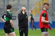 7 April 2018; Holy Trinity College coach Peter Canavan before the Masita GAA All Ireland Post Primary Schools Paddy Drummond Cup Final match between St Nathy's College Ballaghaderreen and Holy Trinity College Cookstown at Croke Park in Dublin. Photo by Piaras Ó Mídheach/Sportsfile