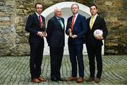9 April 2018: Club legends, from left, Eoin Larkin of James Stephens, Billy Morgan of Nemo Rangers, Coman Goggins of Ballinteer St Johns and Aaron Kernan of Crossmaglen Rangers, at the launch of the inaugural AIB GAA Club Player Awards. The awards ceremony will be the first of its kind in the club championship to recognise the top performing club players and to celebrate their hard work, commitment and individual achievements at a national level. The awards ceremony will take place in Croke Park, on Saturday 21st April. For exclusive content and to see why AIB are backing Club and County follow us @AIB_GAA on Twitter, Instagram, Snapchat, Facebook and AIB.ie/GAA. Photo by Ramsey Cardy/Sportsfile