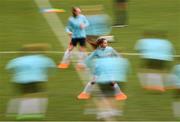 9 April 2018; Lieke Martens during Netherlands squad training at Tallaght Stadium in Tallaght, Dublin. Photo by Stephen McCarthy/Sportsfile