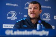 13 April 2018; Jack McGrath during a Leinster Rugby press conference at the RDS Arena in Dublin. Photo by Ramsey Cardy/Sportsfile