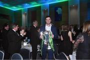 13 April 2018; Leinster and Ireland player James Ryan with the 6 Nations during the UCD RFC Annual Dinner 2018 at UCD O’Reilly Hall in Belfield. Photo by Matt Browne/Sportsfile