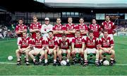 13 August 1995; The Galway team prior to the GAA All-Ireland Senior Football Semi-Final match between Galway and Tyrone at Croke Park in Dublin. Photo by Ray McManus/SPORTSFILE