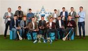 16 April 2018; The hurling team at the Electric Ireland HE GAA Football & Hurling Rising Stars Awards for 2018, in Croke Park. The awards acknowledge outstanding performances in the battle for third level football and hurling Championships and come at the end of what was an epic season of GAA action.   Back Row, from left:  UL hurler John McGrath from Tipperary, DCU hurler Donal Burke from Dublin, UL hurler David Fitzgerald from Clare, DCU hurler Joe O’Connor from Wexford, Carlow IT hurler Martin Kavanagh from Carlow, Maynooth University hurler Brian Hogan from Tipperary, UL hurler Conor Cleary from Clare.  Front Row, from left:  DCU hurler Eoghan O'Donnell, from Dublin, DCU hurler John Donnelly from Kilkenny, UL hurler David McCarthy from Limerick, UL hurler Gearóid Hegarty from Limerick, UL hurler Seán Finn from Limerick, Carlow IT hurler Colin Dunford from Waterford, DIT hurler Niall O’Brien from Westmeath.  Photo by Stephen McCarthy/Sportsfile
