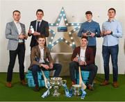 16 April 2018; UL hurlers, from left, John McGrath from Tipperary, Gearóid Hegarty from Limerick, David McCarthy from Limerick, Seán Finn from Limerick, David Fitzgerald from Clare and Conor Cleary from Clare at the Electric Ireland HE GAA Football & Hurling Rising Stars Awards for 2018, in Croke Park. The awards acknowledge outstanding performances in the battle for third level football and hurling Championships and come at the end of what was an epic season of GAA action. Photo by Stephen McCarthy/Sportsfile