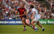 22 April 2018; Simon Zebo of Munster in action against Henry Chavancy of Racing 92 during the European Rugby Champions Cup semi-final match between Racing 92 and Munster Rugby at the Stade Chaban-Delmas in Bordeaux, France. Photo by Diarmuid Greene/Sportsfile