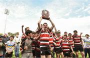 7 May 2018; Enniscorthy players celebrate following the U15 Plate match between Athy and Enniscorthy at the Leinster Rugby Youth Finals Day at Energia Park, in Donnybrook, Dublin. Photo by David Fitzgerald/Sportsfile